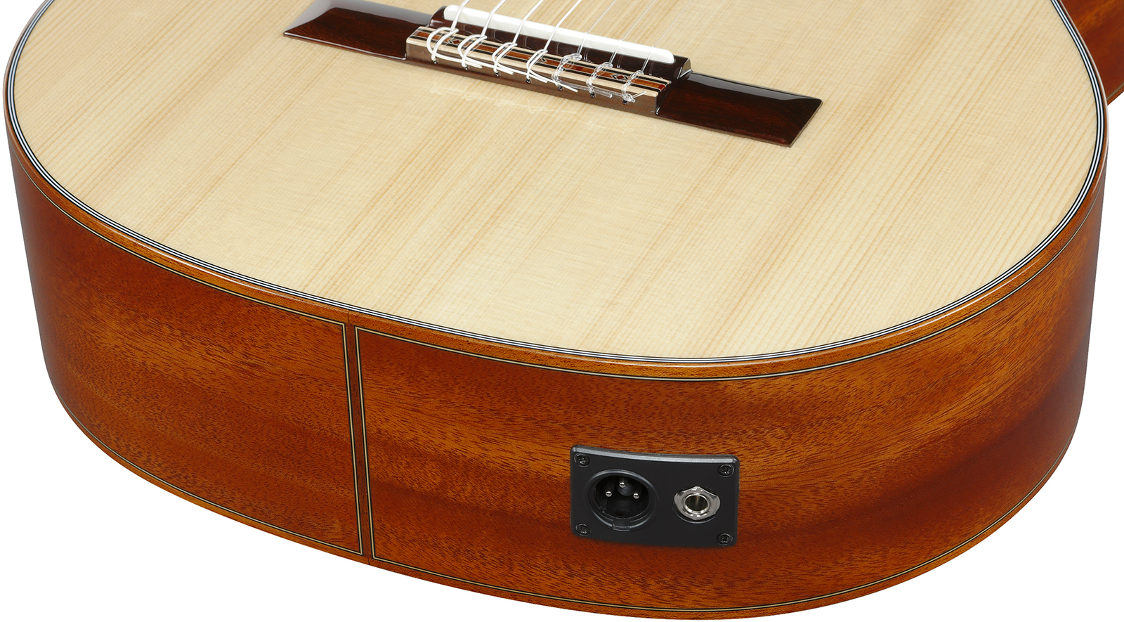 Ibanez Ga3007ce Nt Classical 4/4 7c Epicea Acajou Rw - Natural High Gloss - Guitarra clásica 4/4 - Variation 4