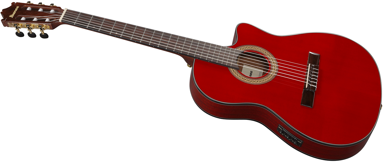 Ibanez Ga35tce Srr 4/4 Epicea Sapele Rw - Sapphire Red - Guitarra clásica 4/4 - Variation 2