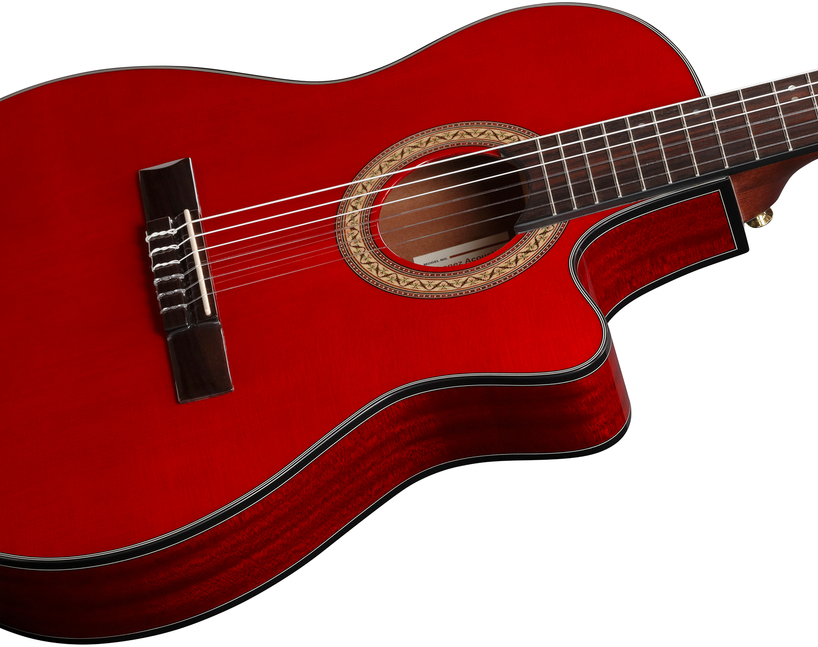 Ibanez Ga35tce Srr 4/4 Epicea Sapele Rw - Sapphire Red - Guitarra clásica 4/4 - Variation 3