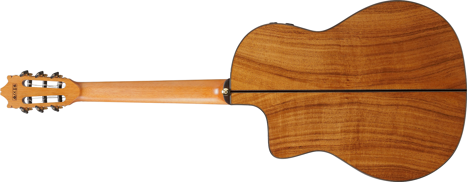 Ibanez Ga360tce Nt Classical 4/4 Thinline Epicea Acacia Rw - Transparent Black High Gloss - Guitarra clásica 4/4 - Variation 1