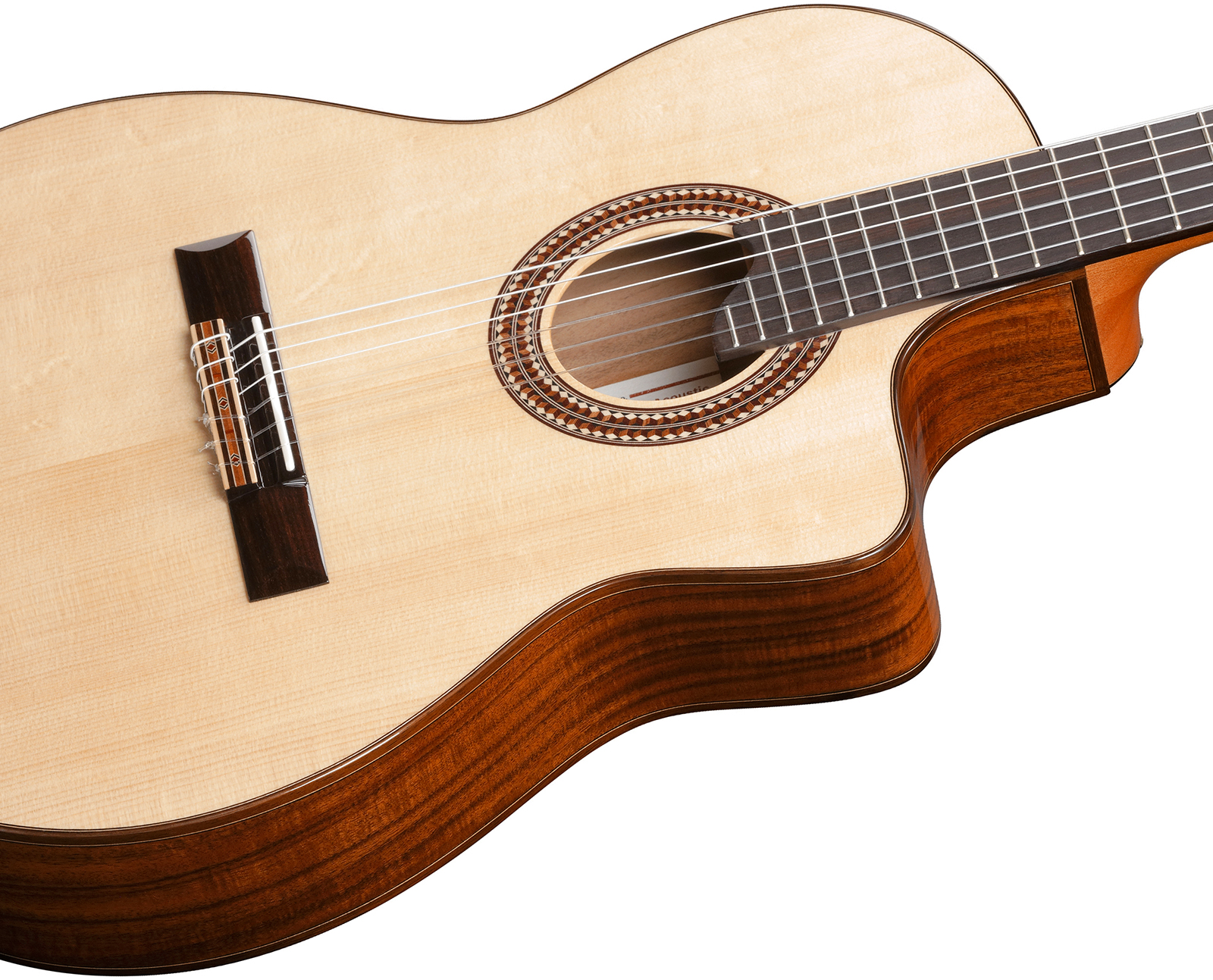 Ibanez Ga360tce Nt Classical 4/4 Thinline Epicea Acacia Rw - Natural High Gloss - Guitarra clásica 4/4 - Variation 2
