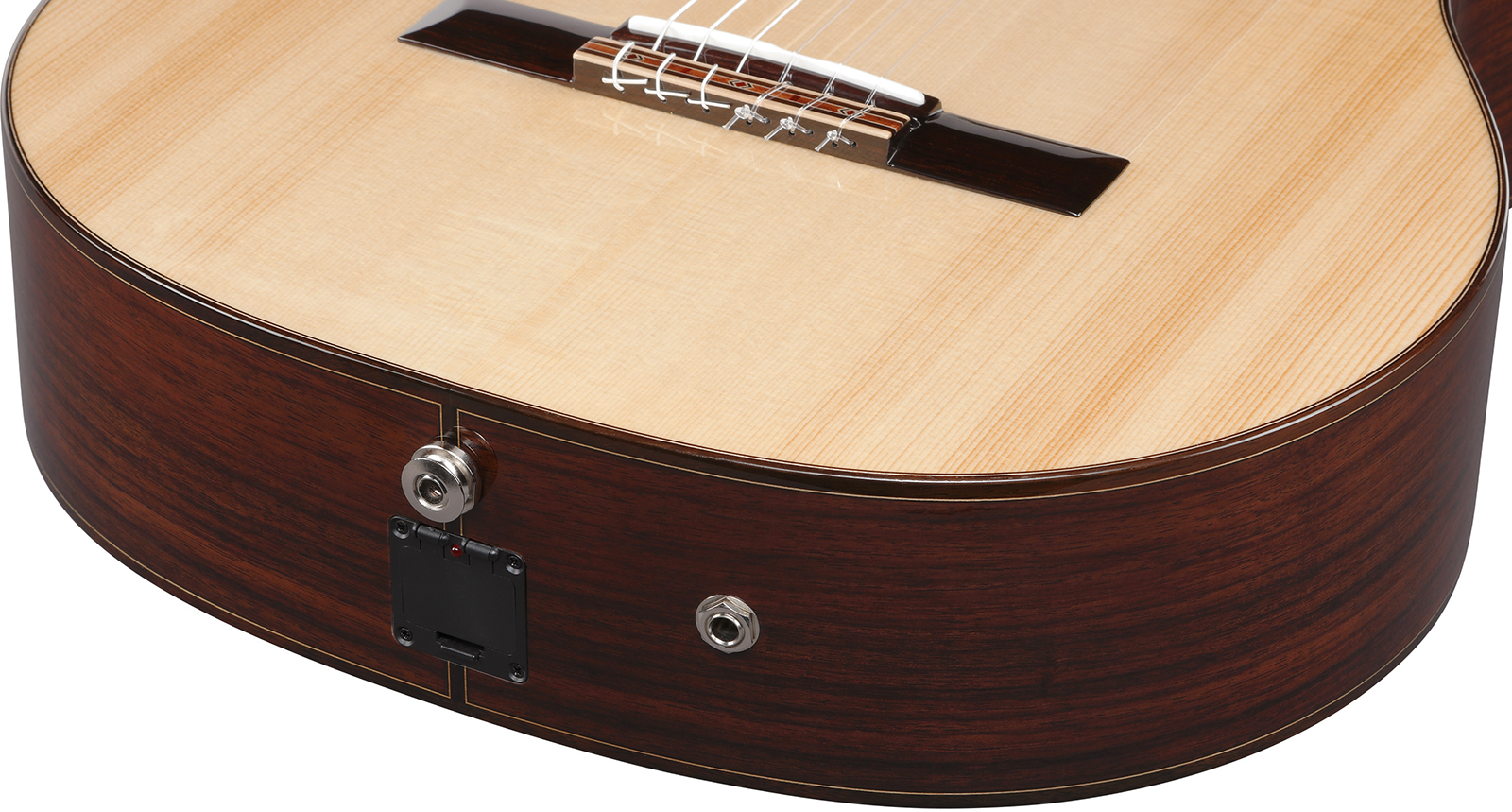 Ibanez Ga380ce Nt Classical 4/4 Epicea Palissandre Rw - Natural High Gloss - Guitarra clásica 4/4 - Variation 4