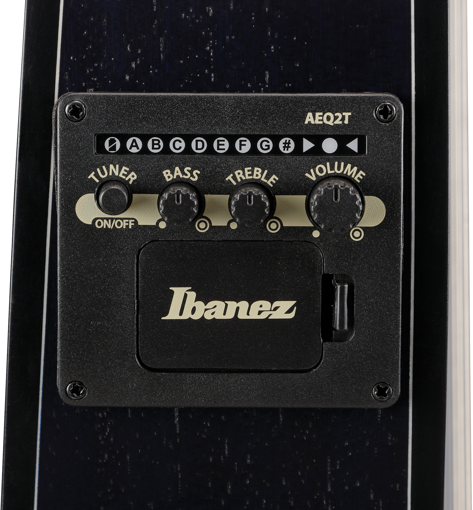 Ibanez Ga5fmtce Ob Classical 4/4 Thinline Cw Erable Sapele Pur - Open Pore Blue Berry - Guitarra clásica 4/4 - Variation 7