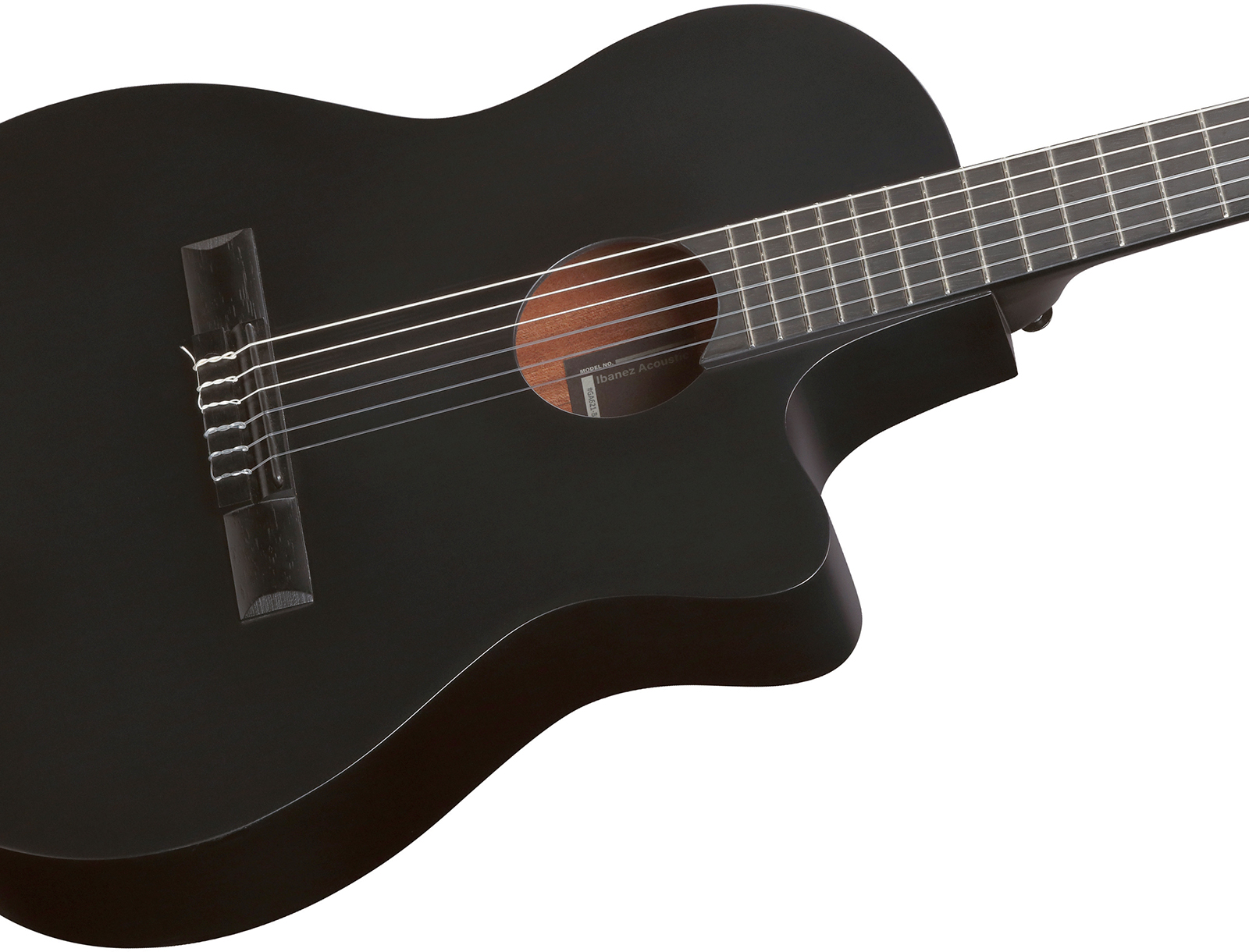 Ibanez Ga621 Bot Classical 4/4 Thinline Epicea Sapele Rw - Black Out - Guitarra clásica 4/4 - Variation 3
