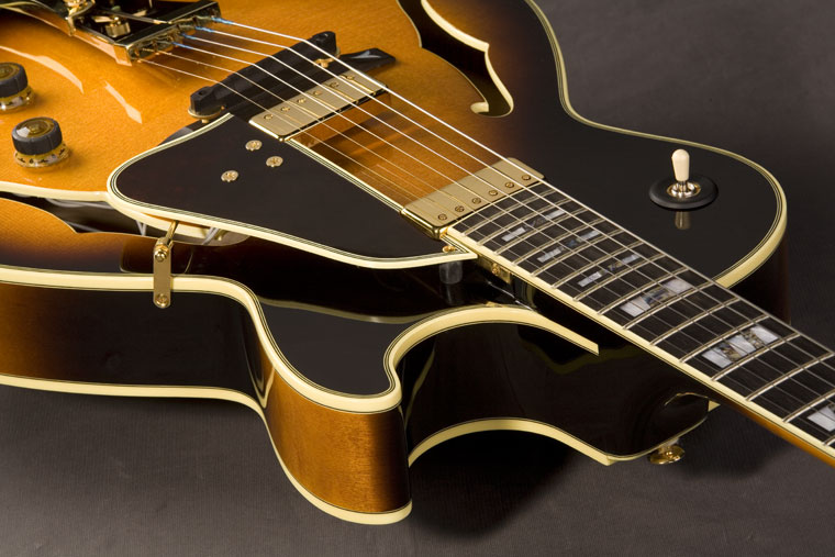Ibanez George Benson Gb10 Bs Prestige Japon Signature Hh Ht Eb - Brown Sunburst - Guitarra elécrica Jazz cuerpo acústico - Variation 2