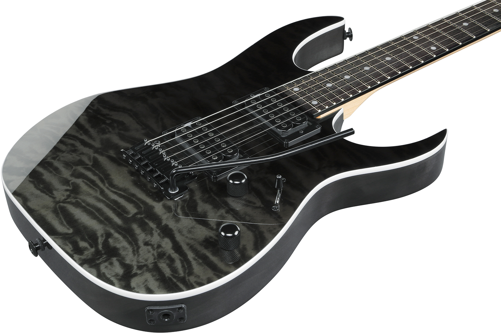 Ibanez Grg120qasp Bkg Gio 2h Trem Pur - Black Gradation - Guitarra eléctrica con forma de str. - Variation 2