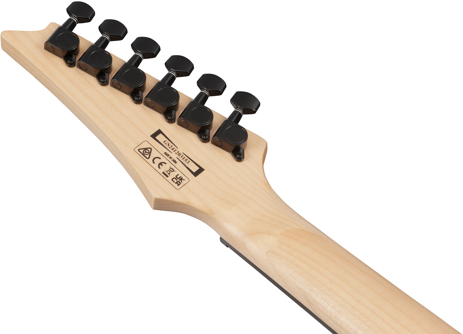 Ibanez Grg120qasp Bkg Gio 2h Trem Pur - Black Gradation - Guitarra eléctrica con forma de str. - Variation 4