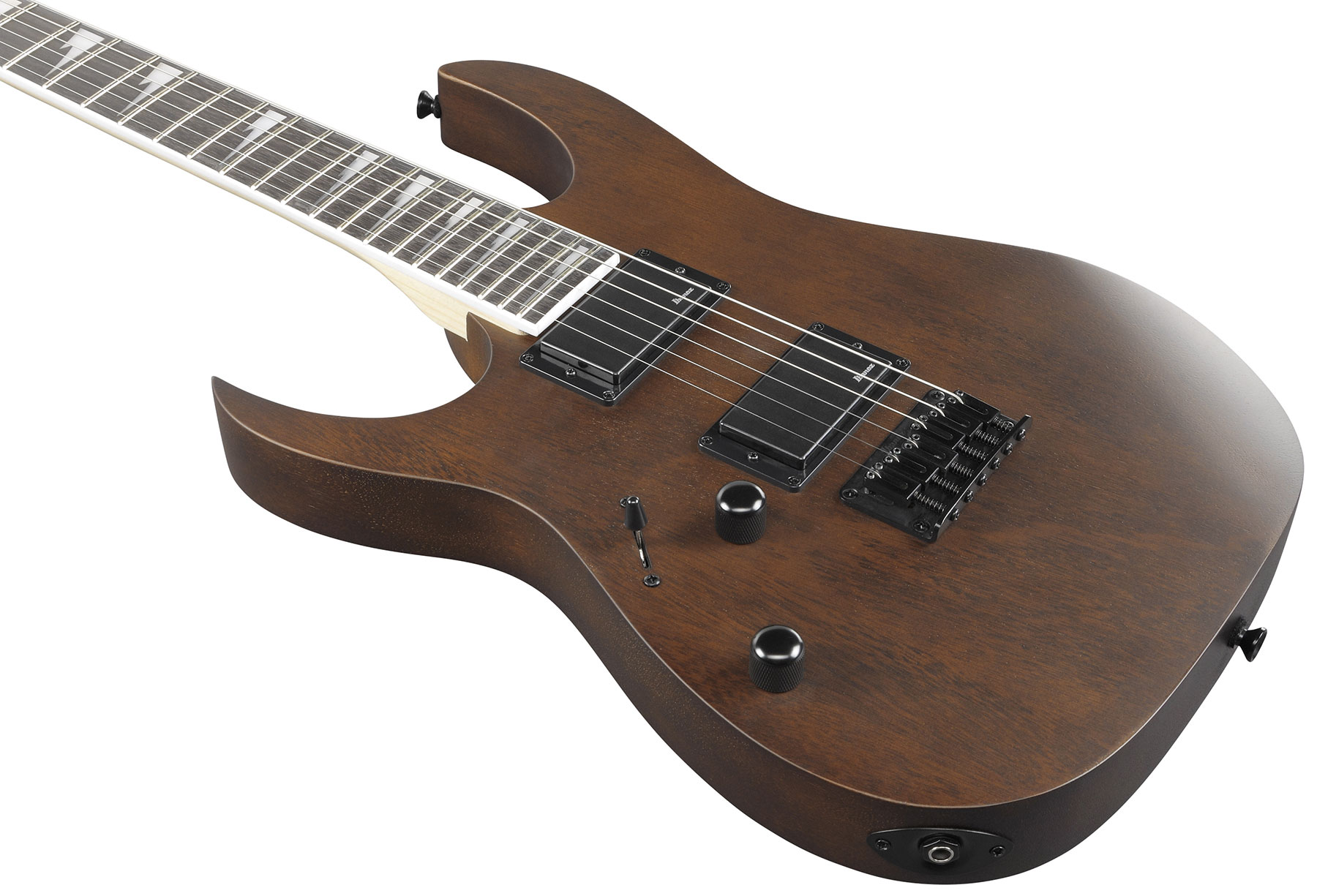 Ibanez Grg121dxl Wnf Gio Hh Ht Pur - Walnut Flat - Guitarra electrica para zurdos - Variation 2