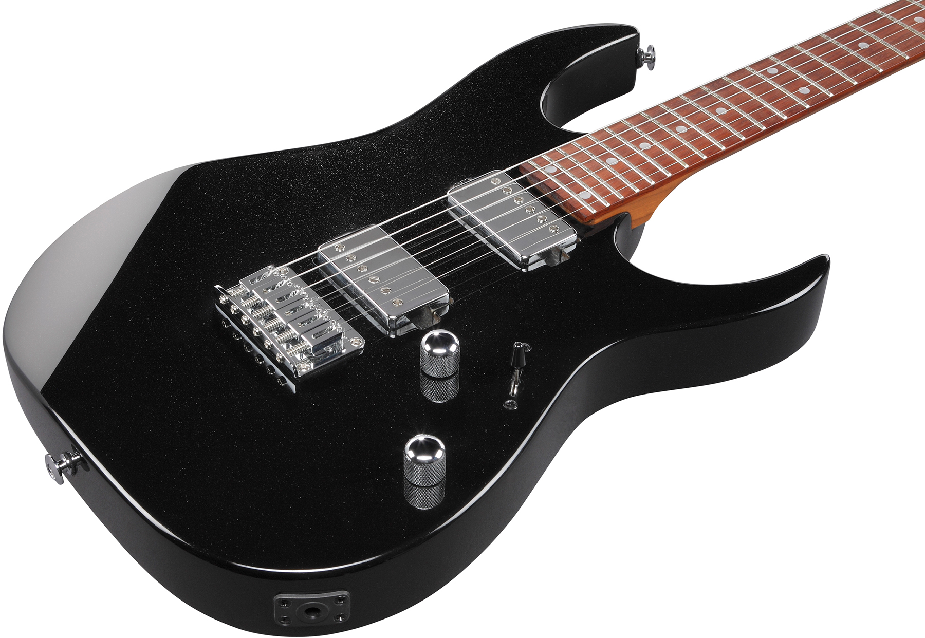 Ibanez Grg121sp Bk Gio 2h Ht Jat - Black Night - Guitarra electrica metalica - Variation 2