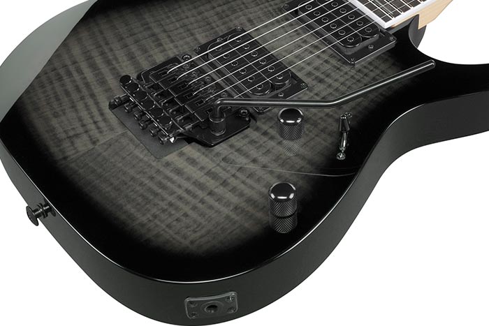 Ibanez Grg320fa Tks Gio 2h Fr Pur - Transparent Black Sunburst - Guitarra eléctrica con forma de str. - Variation 2