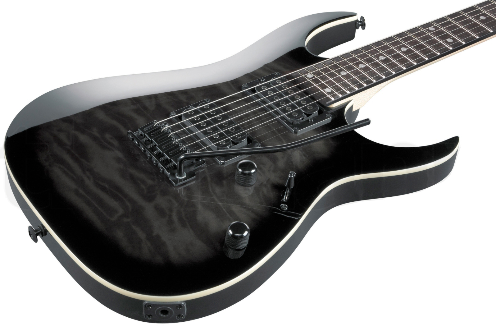 Ibanez Grga120qa Tks Gio 2h Trem Pur - Transparent Black Sunburst - Guitarra eléctrica con forma de str. - Variation 1