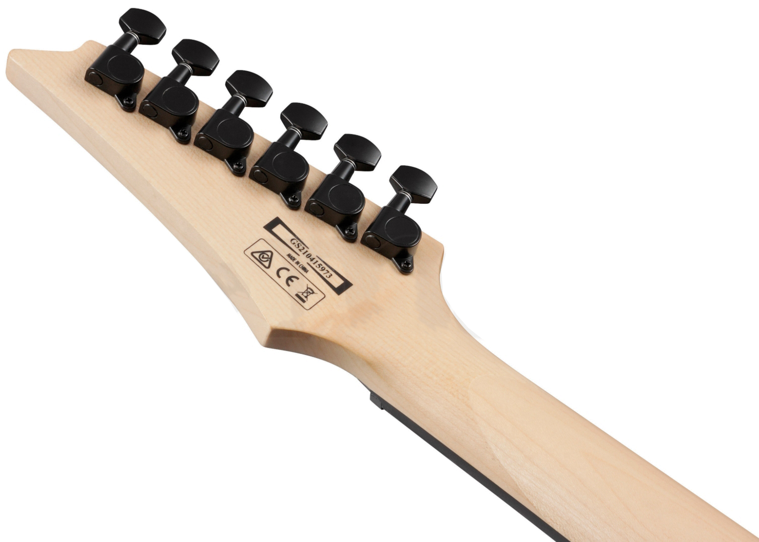 Ibanez Grga120qa Tks Gio 2h Trem Pur - Transparent Black Sunburst - Guitarra eléctrica con forma de str. - Variation 4