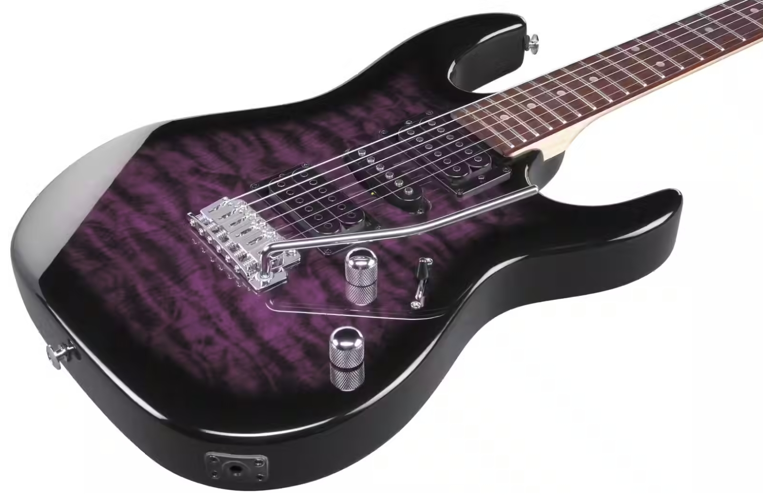 Ibanez Grx70qa Tvt Gio Hsh Trem Jat - Transparent Violet - Guitarra eléctrica con forma de str. - Variation 2