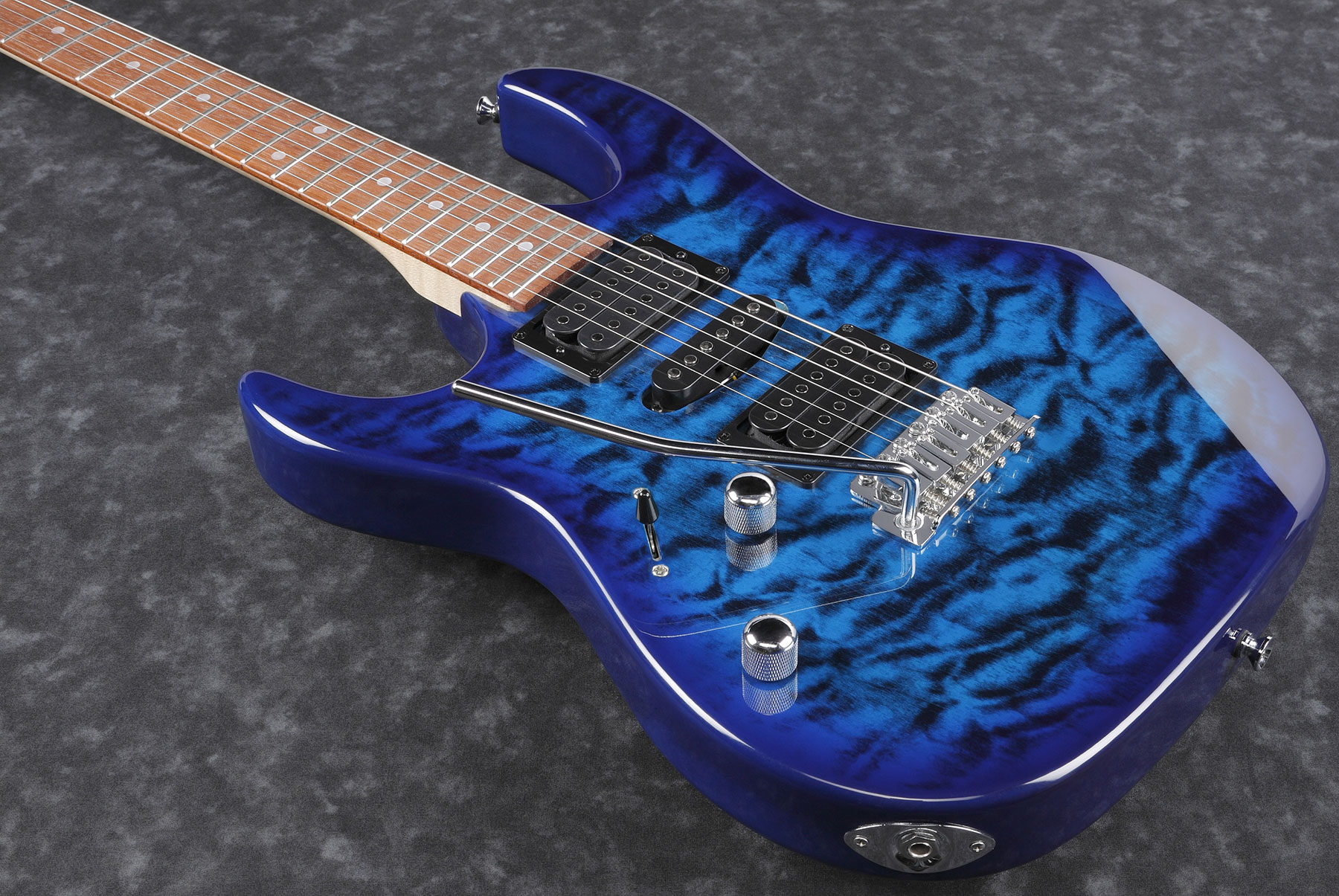 Ibanez Grx70qal Tbb Lh Gaucher Gio Hsh Trem Jat - Transparent Blue Burst - Guitarra electrica para zurdos - Variation 2