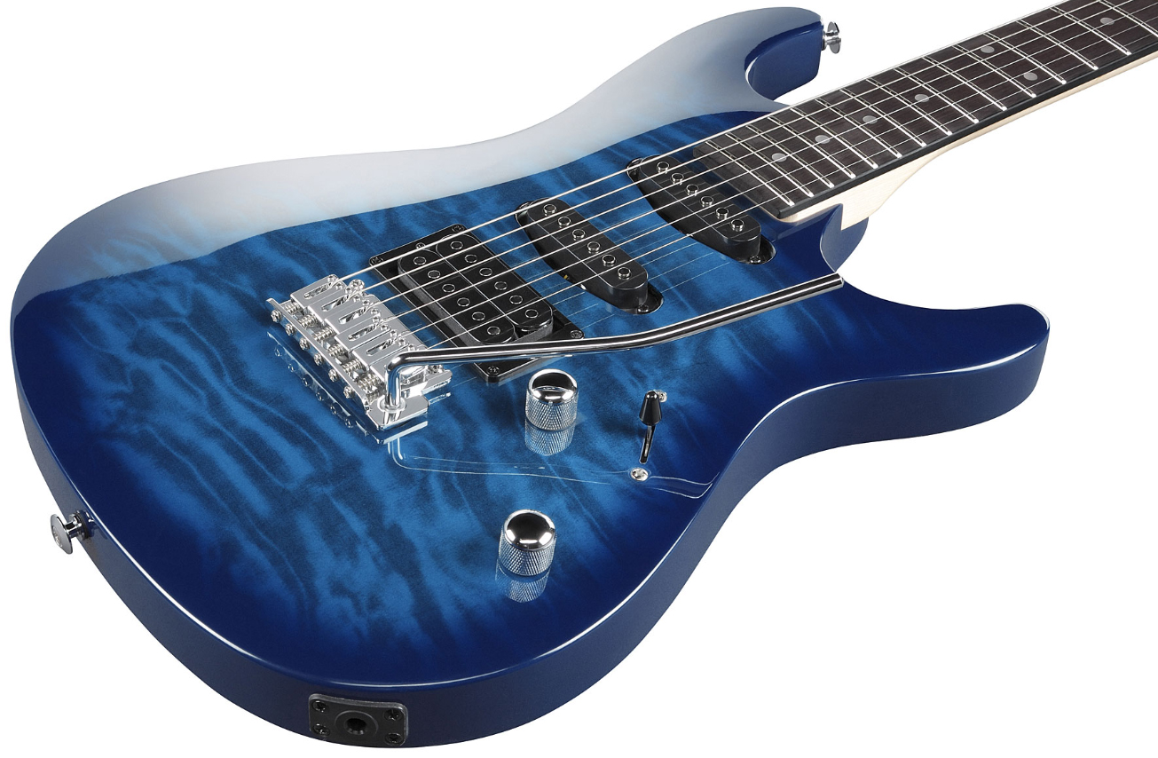 Ibanez Gsa60qa Tbb Gio Hss Trem Pur - Transparent Blue Burst - Guitarra eléctrica con forma de str. - Variation 2