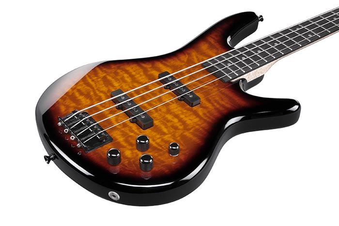 Ibanez Gsr280qa Tys Gio Pur - Transparent Yellow Sunburst - Bajo eléctrico de cuerpo sólido - Variation 2