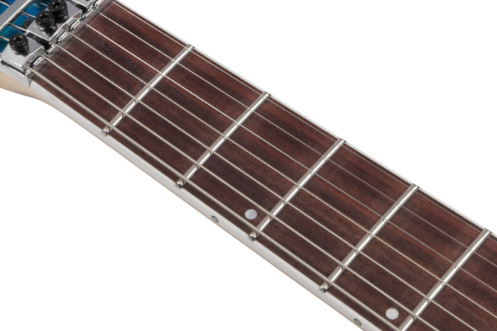 Ibanez Hazuki Hzk1 Jap Signature 2h Fishman Fluence Fr Rw - Blue - Guitarra eléctrica con forma de str. - Variation 4