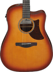 Guitarra folk Ibanez AAD50CE LBS Advanced - Light brown sunburst low gloss