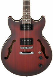 Guitarra eléctrica semi caja Ibanez AM53 SRF Artcore - Sunburst red flat