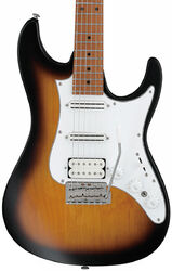 Guitarra eléctrica con forma de str. Ibanez Andy Timmons AT10PZ STM Premium - Sunburst matte