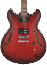 Guitarra eléctrica semi caja Ibanez AS53 SRF Artcore - Sunburst red flat