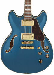 Guitarra eléctrica semi caja Ibanez AS73G PBM Artcore - Prussian blue metallic