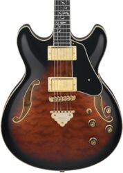 Guitarra eléctrica semi caja Ibanez Artcore Expressionist AS93QMSP DBS - Dark brown sunburst