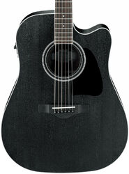 Guitarra folk Ibanez AW84CE WK Artwood - Weathered black open pore