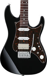 Guitarra eléctrica con forma de str. Ibanez AZ2204N BK Prestige Japan - Black
