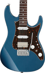 Guitarra eléctrica con forma de str. Ibanez AZ2204N PBM Prestige Japan - Prussian blue metallic