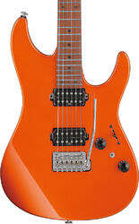 Guitarra eléctrica con forma de str. Ibanez Prestige Japan AZ2402 ROM - Roadster Orange Metallic