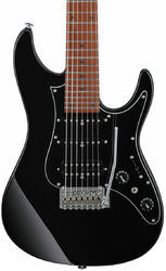 Guitarra eléctrica de 7 cuerdas Ibanez AZ24047 BK Prestige Japan - Black
