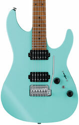 Guitarra eléctrica con forma de str. Ibanez AZ242 SFM Premium - Sea foam green matte