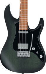 Guitarra eléctrica con forma de str. Ibanez Erick Hansel EH10 TGM Premium +Bag - Transparent green matte