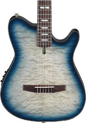 Guitarra clásica 4/4 Ibanez FRH20QMN CTL - Cosmic Blue Starburst Low Gloss