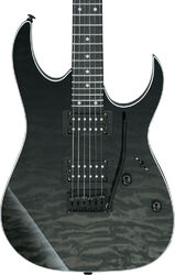 Guitarra eléctrica con forma de str. Ibanez GIO GRG120QASP BKG - Black Gradation