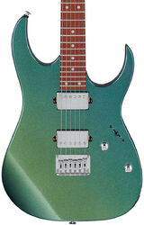 Guitarra eléctrica con forma de str. Ibanez GRG121SP GYC GIO - Green yellow chameleon