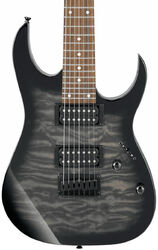 Guitarra eléctrica de 7 cuerdas Ibanez GRG7221QA TKS Standard - Trans black sunburst