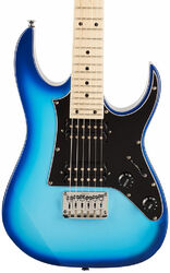 Guitarra eléctrica para niños Ibanez GRGM21 BLT Mikro - Blue burst