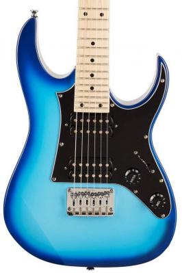 Guitarra eléctrica para niños Ibanez GRGM21 BLT Mikro - Blue burst