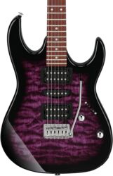 Guitarra eléctrica con forma de str. Ibanez Gio GRX70QA TVT - transparent violet
