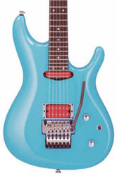 Guitarra eléctrica con forma de str. Ibanez Joe Satriani JS2410 SYB Prestige Japan - Sky blue
