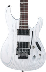 Guitarra eléctrica con forma de str. Ibanez Paul Waggoner PWM20 - White stain