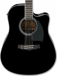 Guitarra folk Ibanez PF15ECE BK - Black