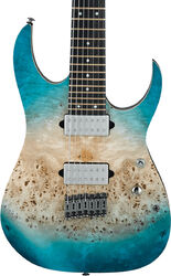 Guitarra eléctrica de 7 cuerdas Ibanez RG1127PBFX CIF Premium - Caribbean islet flat