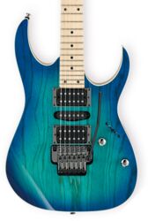 Guitarra eléctrica con forma de str. Ibanez RG370AHMZ BMT Standard - Blue moon burst