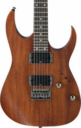 Guitarra eléctrica con forma de str. Ibanez RG421 MOL Standard - Natural mahogany