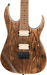 Guitarra eléctrica con forma de str. Ibanez RG421HPAM ABL Standard - Antique brown stained low gloss