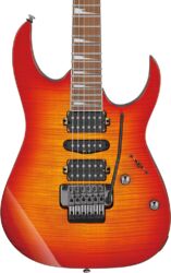 Guitarra eléctrica con forma de str. Ibanez Standard RG470DXFM CS - cherry sunburst