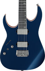 Guitarra eléctrica con forma de str. Ibanez Prestige Japan RG5121RL DBF LH - Dark Tide Blue Flat